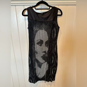 LUNGIDAME Ladies Women’s Size Small Black & White Dress Audrey Hepburn G…